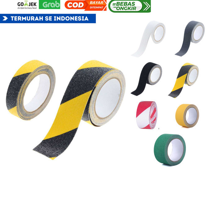 

LAKBAN TAPE SAFETY GRIP ANTI SLIP STRONG TRACTION 5X5 DAN 2.5X5