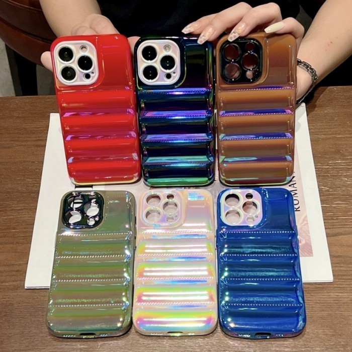 Case iPhone 13 Pro 13 Pro Max Down Jacket Style 3D Color Case