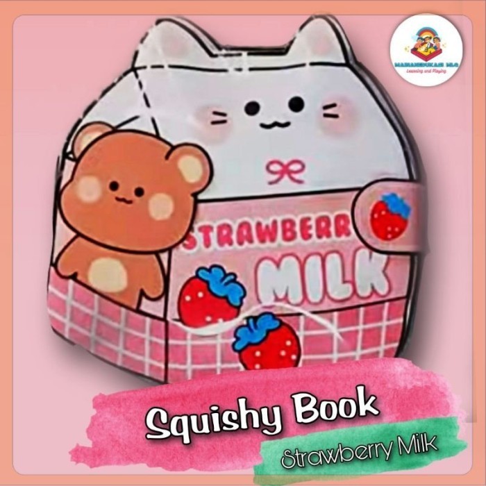 Toca Boca Squishy Book - Strawberry Lk R Doll Mainan Edukatif An