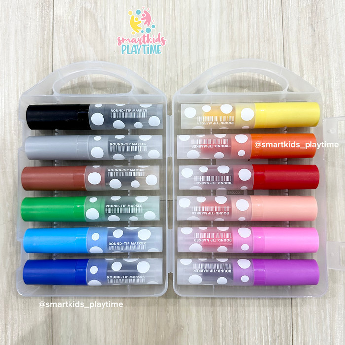 

Mideer Round Tip Washable Marker Pensil Anak
