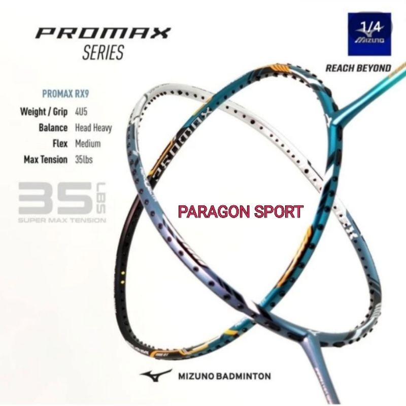 Raket Badminton Mizuno Promax RX9 / Rx 9