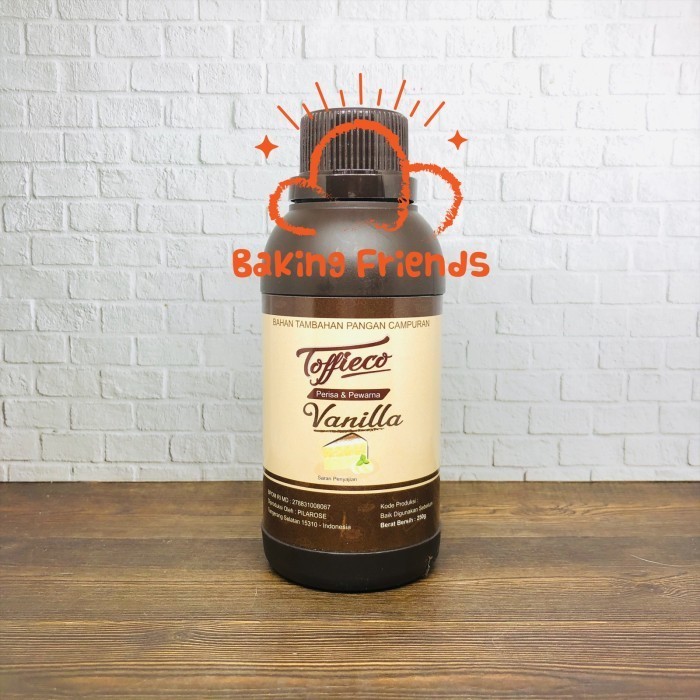 

Toffieco Pasta Vanilla 250Gr/Perisa Perasa Vanilla