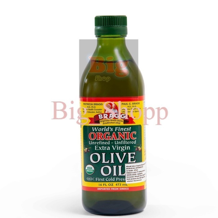

Bragg Organic Extra Virgin Olive Oil First Cold Pressed Minyak Zaitun