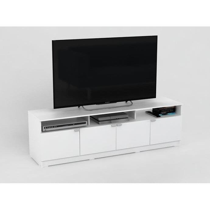 Meja Rak TV sederhana 160cm putih coklat minimalis BANDUNG