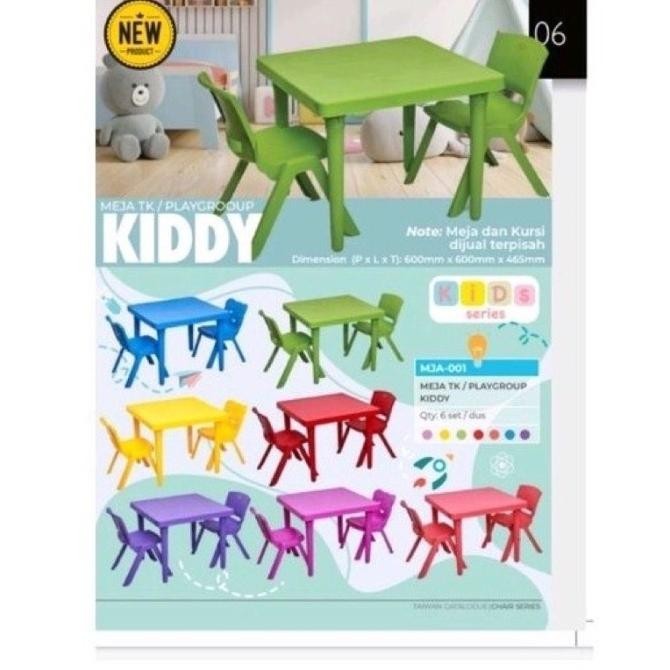 Meja Belajar TK Anak Paud + Kursi Anak Tk Paud