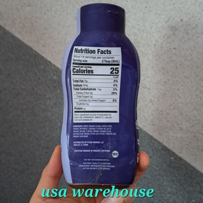 

Pyure Organic Maple Flavored Syrup Sugar Free 414 Ml Sirup Maple