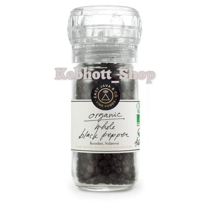 

East Java & Co Organic Whole Bla Pepper Lada Hitam Organik Grinder