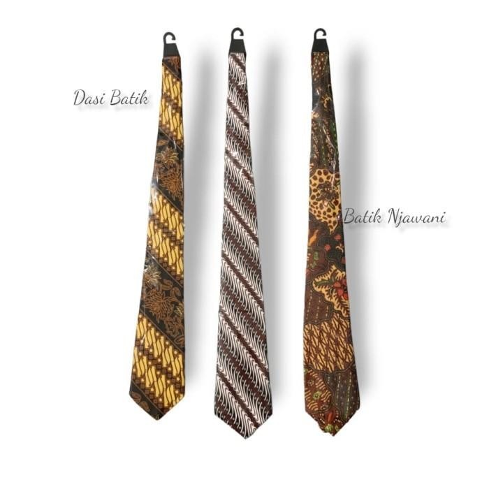 Dasi Batik Tie Dasi Pria Motif Batik Dasi Panjang Batik Dasi Kantor