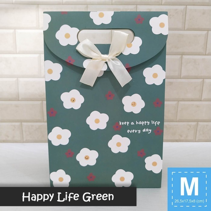 

Paper Bag Pita Motif Ukuran M / Tas Kertas Kado - FLOWER MIX & BEAR