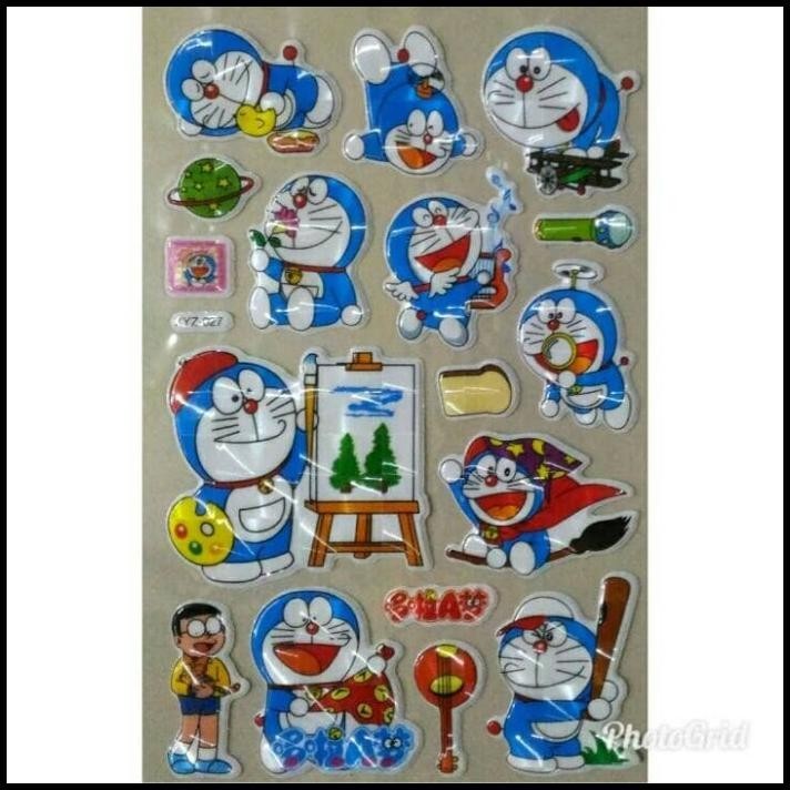 

DISKON STICKER STIKER ANAK TIMBUL KARAKTER DORAEMON !!!