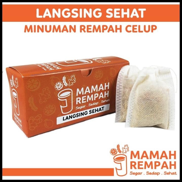 

GRATIS ONGKIR TEH CELUP REMPAH JAMU LANGSING SEHAT RAMUAN MINUMAN KESEHATAN HERBAL !!!!!!!