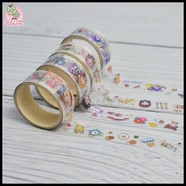 

HOT DEAL MINI KAWAII STICKER ROLL STIKER MIRIP MOMO SENMU WASHI TAPE SOLASI !!!!!