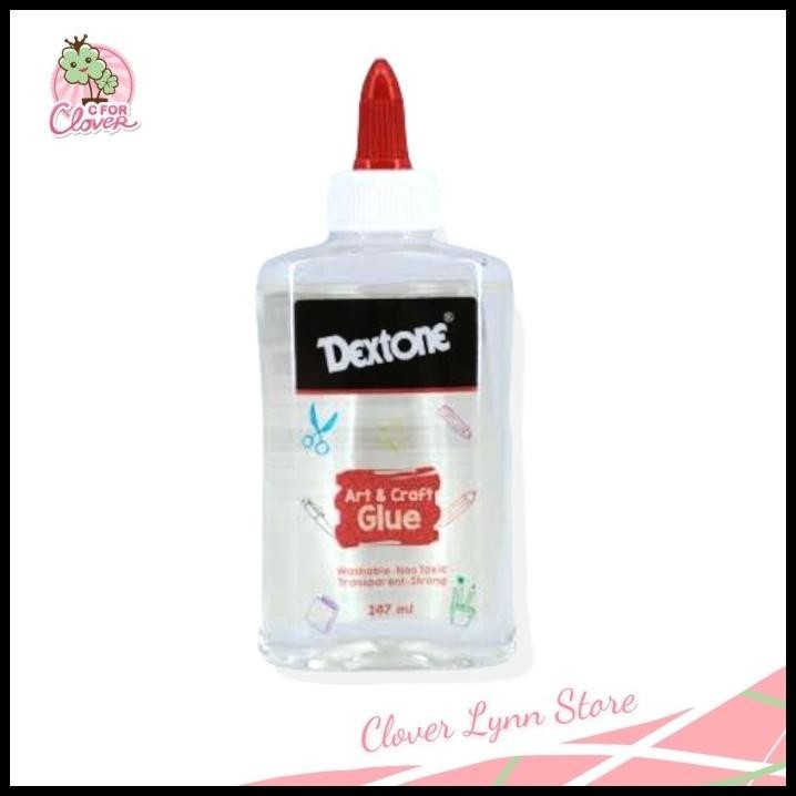

HOT DEAL DEXTONE ART AND CRAFT GLUE 147ML /BISA UNTUK CLEAR SLIME BENING KERTAS !!!