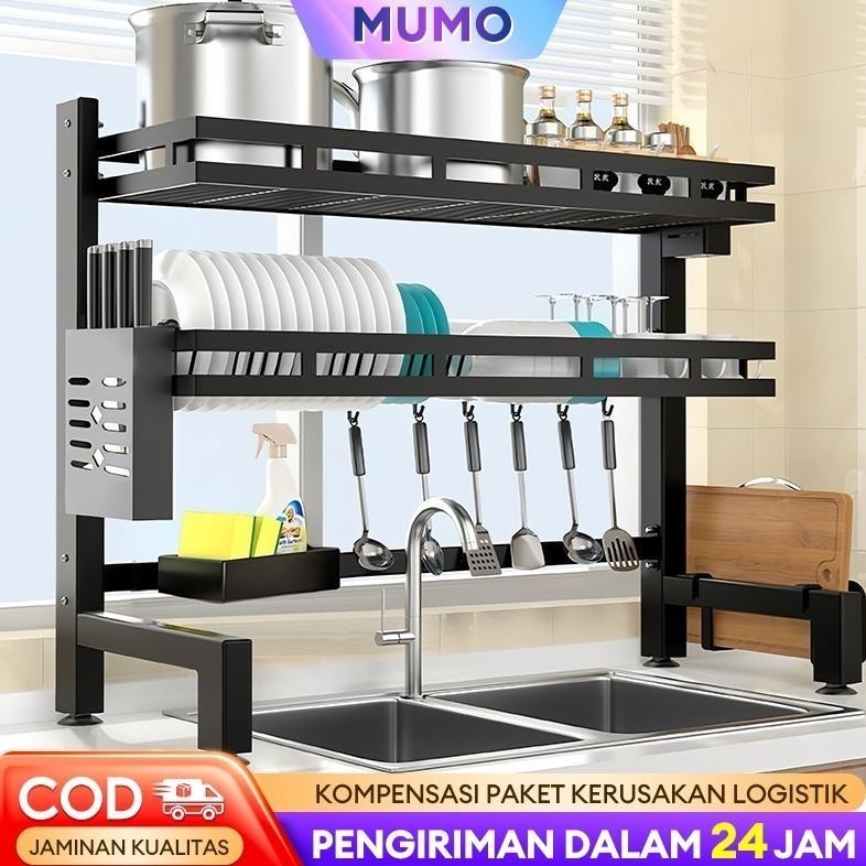 Rak Piring Wastafel Rak Wastafel Dapur Rak Cuci Piring  Rak Dapur Stainless steel