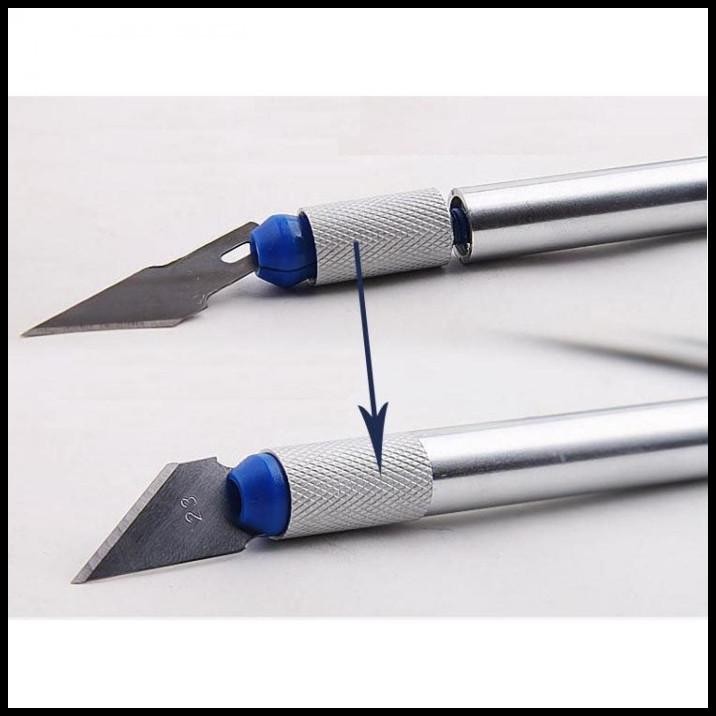 

TERMURAH CRAFTING PEN KNIFE PISAU UKIR KERAJINAN SAYAT BONSAI CUTTER SET EXACTO !!!!!!!