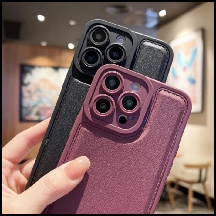 HOT DEAL CASE OPPO A54 - LEATHER SQUARE EDGE OPPO A52 A92 A53 A33 A55 A11K A12 