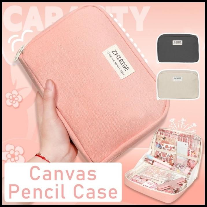 

BEST DEAL KOTAK PENSIL SERA VERSI KOREA GAYA NICHE SEDERHANA KANVAS SISWA