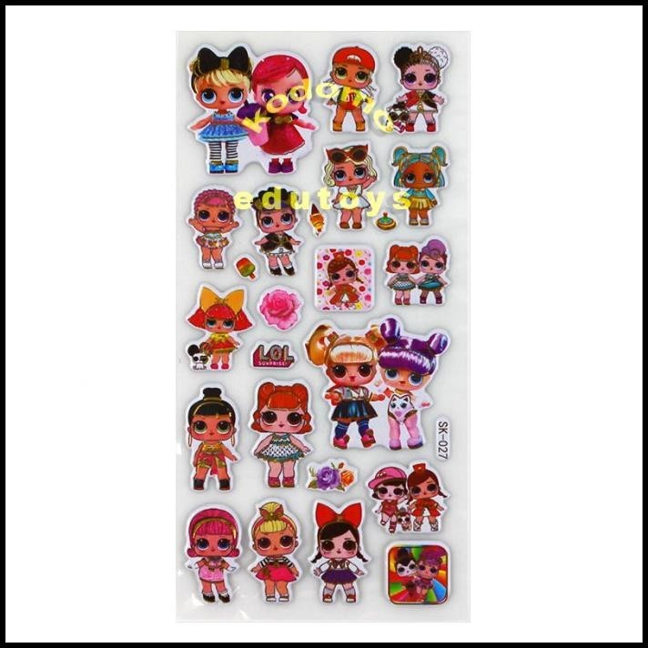 

TERMURAH STICKER STIKER ANAK TIMBUL KARAKTER LOL 2927 !