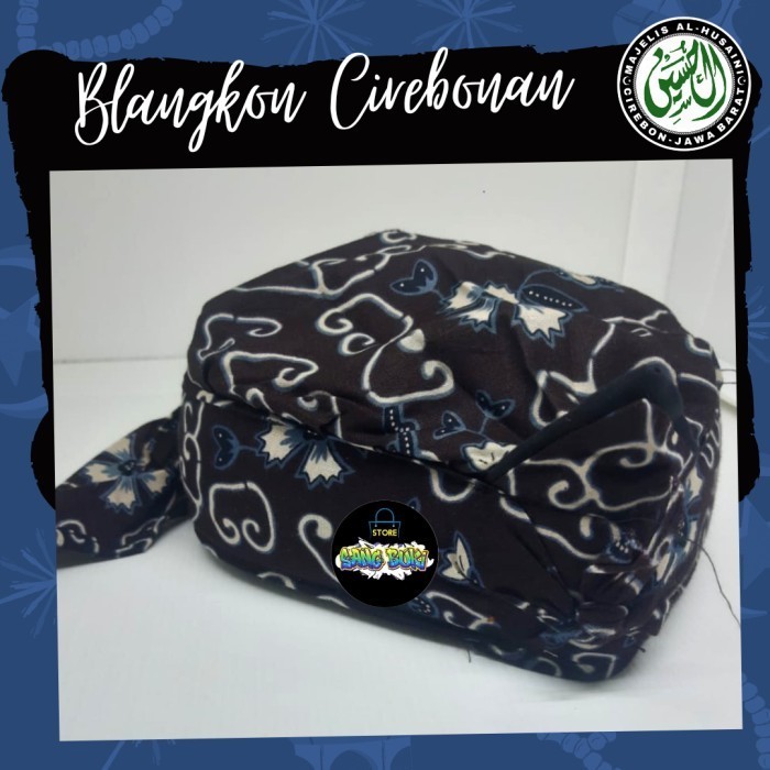 Blangkon Sunda Motif Batik Cirebonan - Iket Sunda