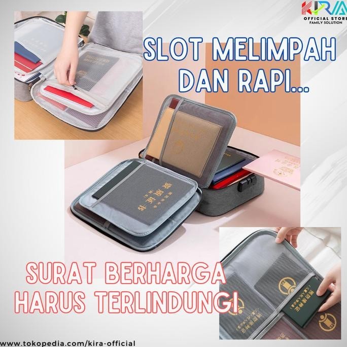

Cuma Hari Ini! Tas Binder Penyimpan Dokumen Organizer Bag Dengan Password & Anti Air ~Ctz Berkualitas