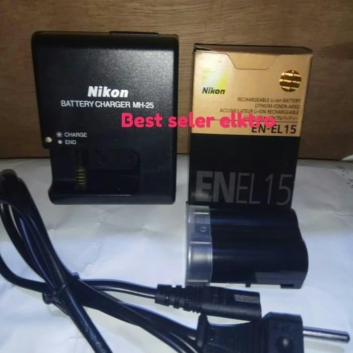 CHARGER CAMERA NIKON D7000+BATERAI