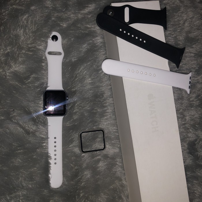 JUAL APPLE WATCH SERIES 3 IBOX SECOND MULUS PEMAKAIAN + CHARGER