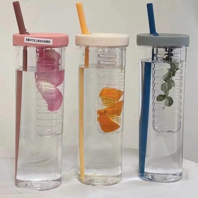 MIISOO Botol Minum Infused Botol Olahraga Botol Jus Buah Segar Botol