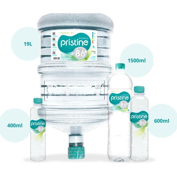 

Pristine Air Minum MIneral 8.6+ 1500ml , 1 dus = 12 botol