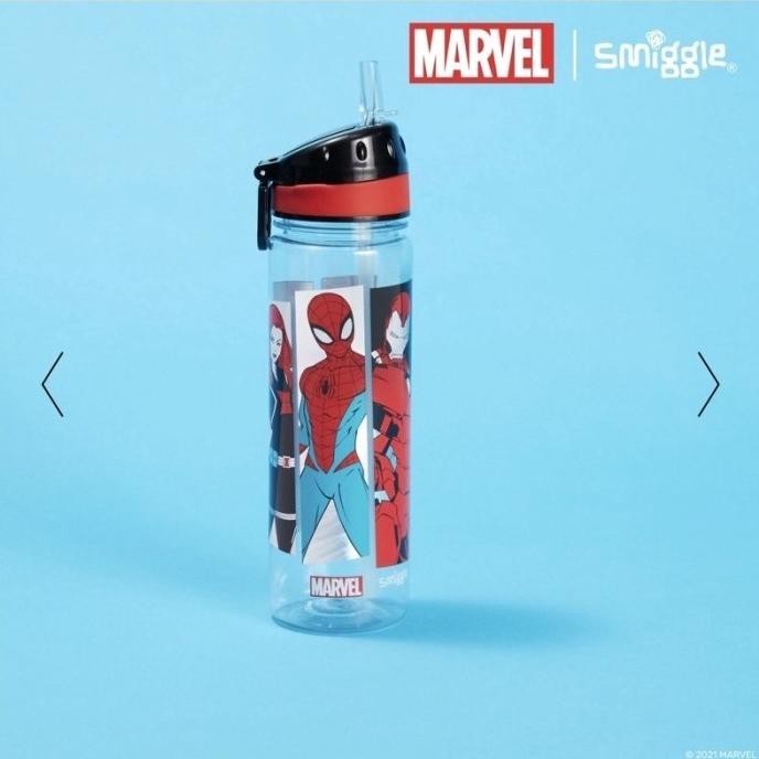Botol Minum Smiggle Ariel / Avengers Drink Bottle