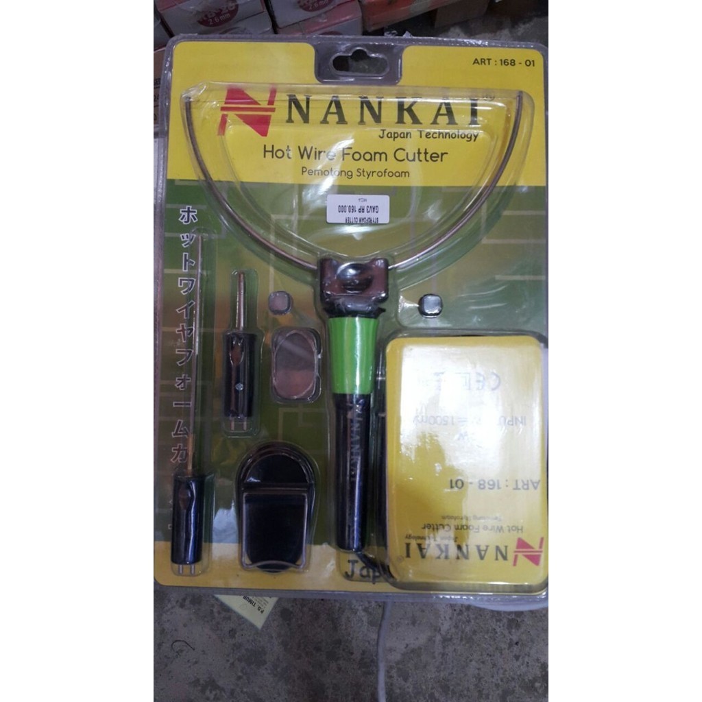 

Terlaris Styrofoam Cutter / Alat Pemotong Gabus / Potong Gabus 3 in 1 Nankai SALE