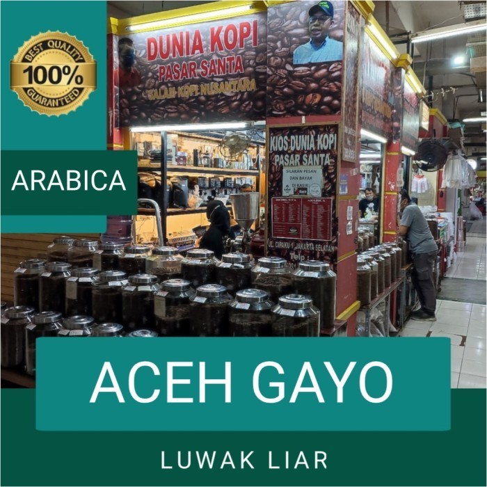 

Ready Kopi Arabika Luwak Liar Aceh Gayo 100 gram