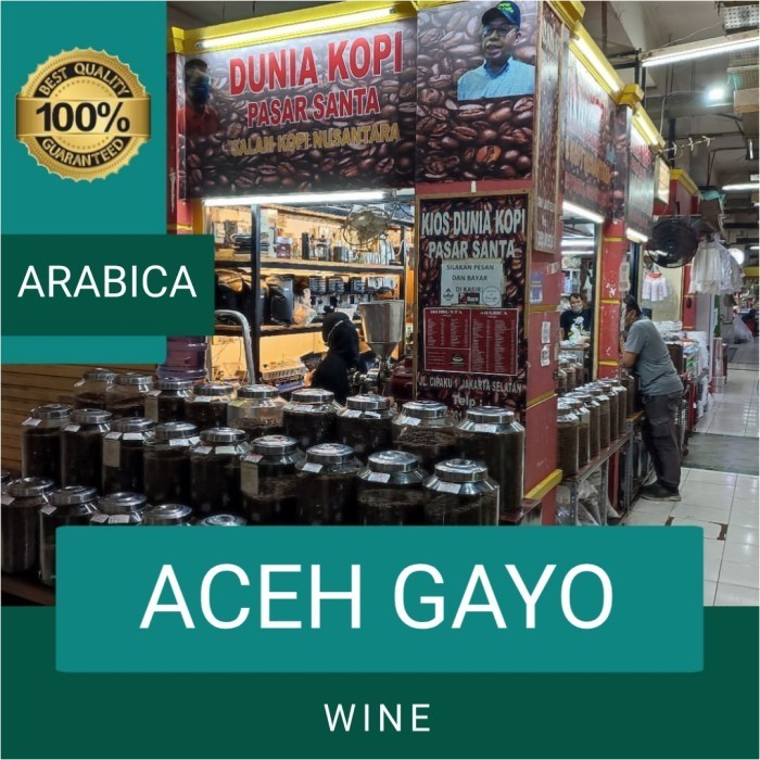 

Ready Kopi Arabika Aceh Gayo Wine 250 gram