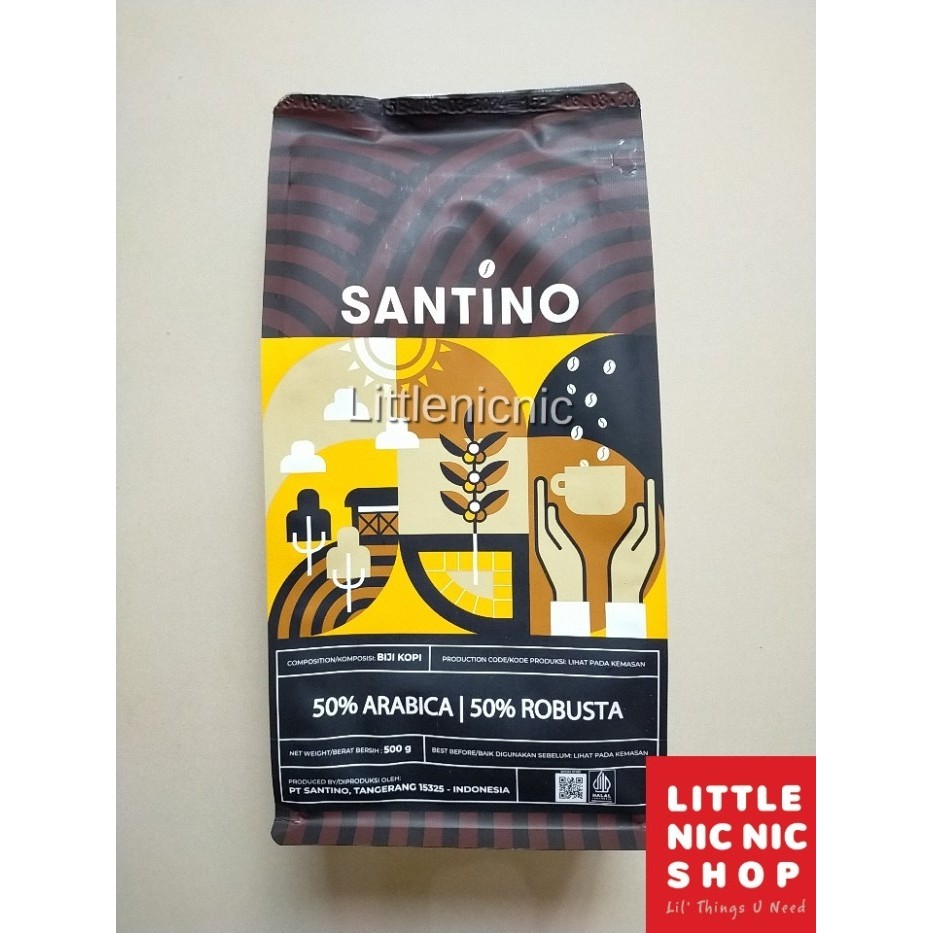 

Ready Santino Super Bar Coffee Beans 500 gr biji kopi