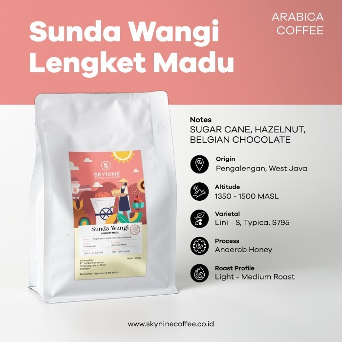 

Ready KOPI ARABIKA SUNDA WANGI LENGKET MADU ROAST BEANS