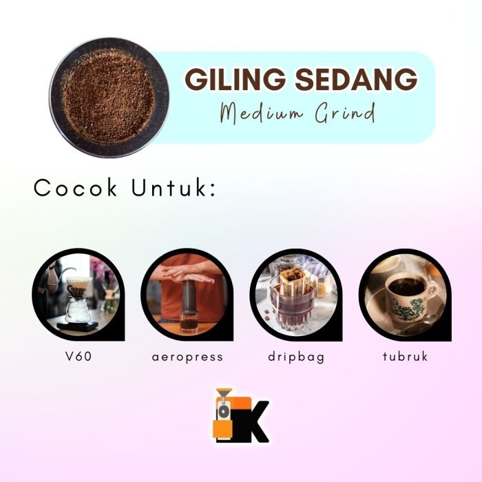 

Ready Biji Kopi Arabika Gayo Espresso 1kg