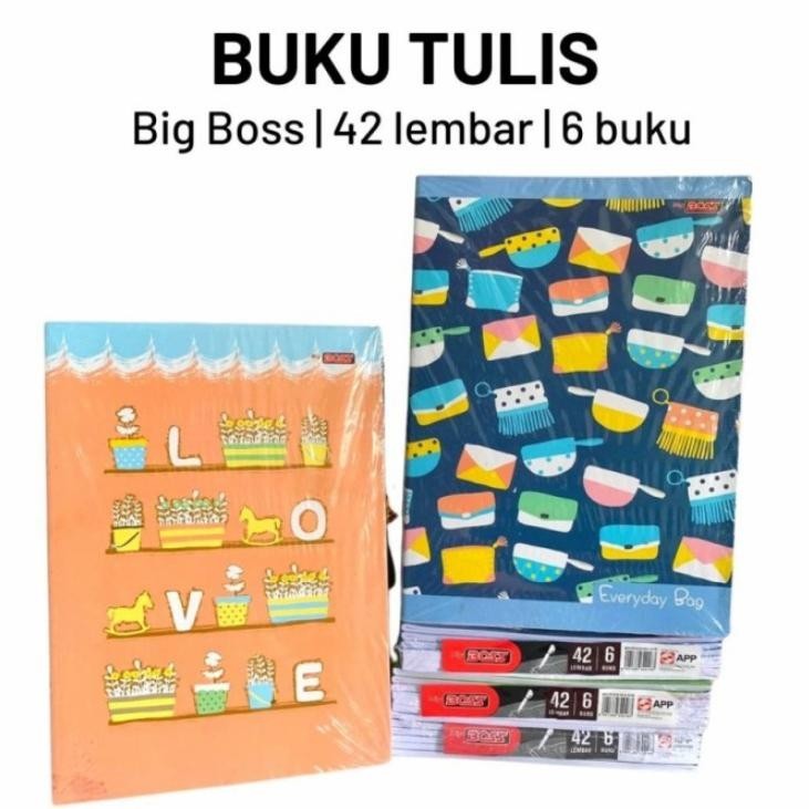 

(6 BUKU) BUKU TULIS SIDU BIGBOSS 42 LEMBAR / BUKU BIG BOSS TERLARIS
