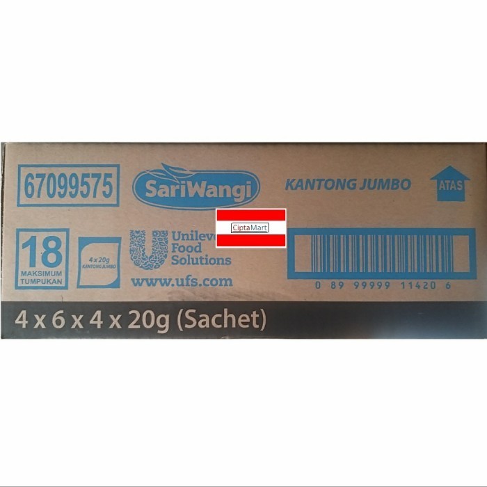 

Ready Teh Sariwangi Kantong Jumbo ( 1 dus )
