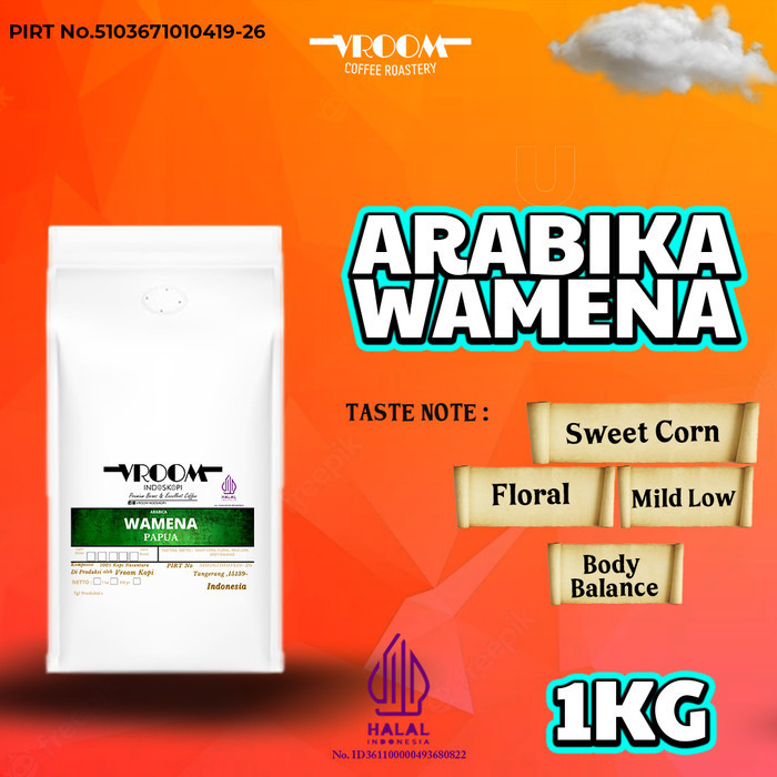 

Ready Kopi Arabika Wamena Papua 1kg Roasted Bean