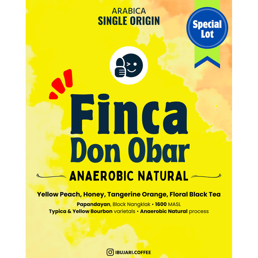 

Ready Finca Don Obar Natural Anaerobic Biji Kopi Arabika Filter Coffee Beans