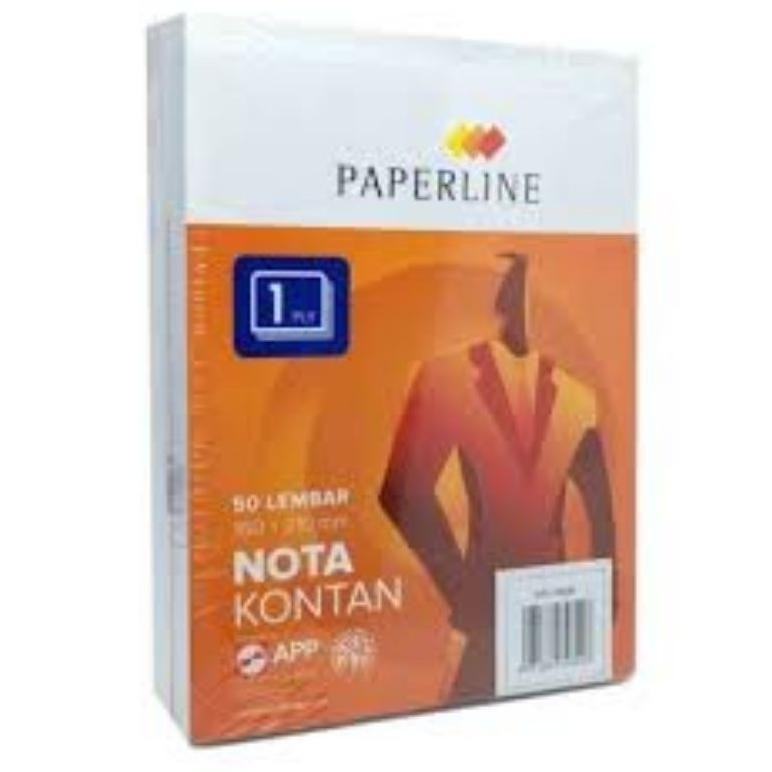 

BUKU NOTA KONTAN 1PLY / 1 PLY KECIL PAPERLINE (10BUKU) GRATIS ONGKIR