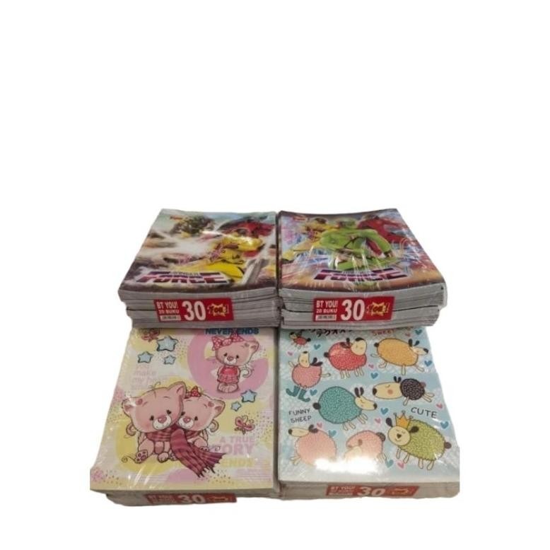 

BUKU TULIS KIKY YOU 30 HALAMAN (10PCS) || BUKU TULIS MURAH COD