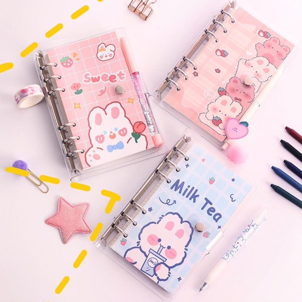 

KAWA BINDER NOTE A6 100 LEMBAR LUCU KARAKTER CHARACTER DAILY PLANNER AESTHETIC ESTETIK TERLARIS