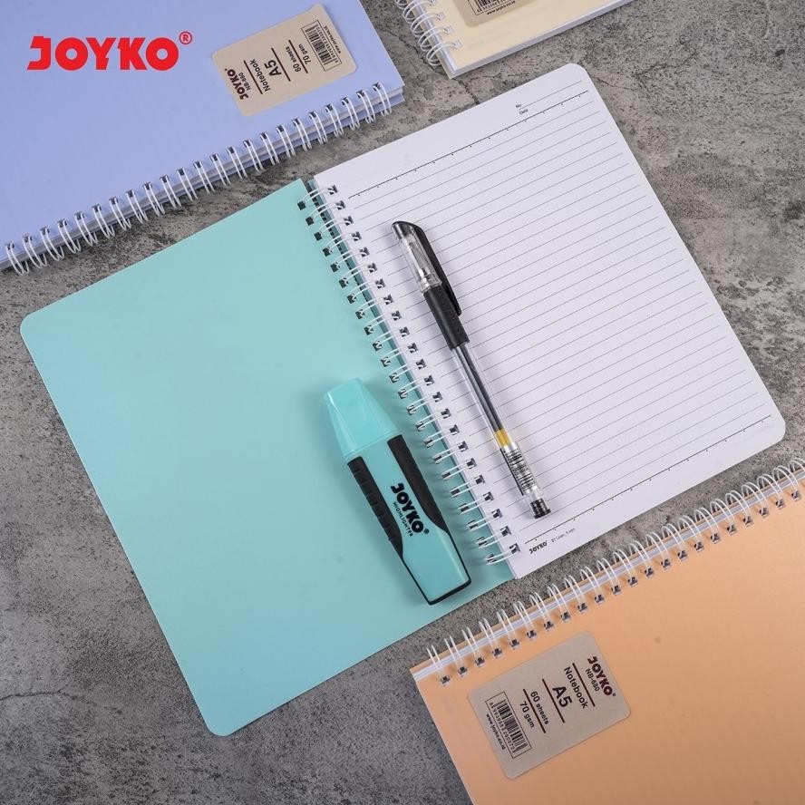 

RULED NOTEBOOK DIARY AGENDA BUKU CATATAN BERGARIS JOYKO NB-680 60 LEMBAR TERMURAH BANGET