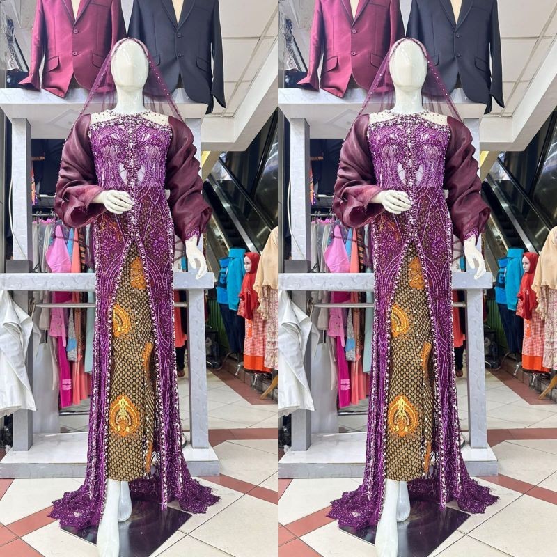 kebaya akad nikah // kebaya pengantin // kebaya akad putih
