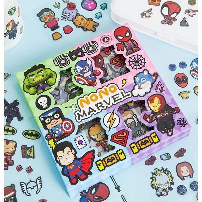 

gq-68 STIKER MARVEL ISI 100 PCS Terlaris