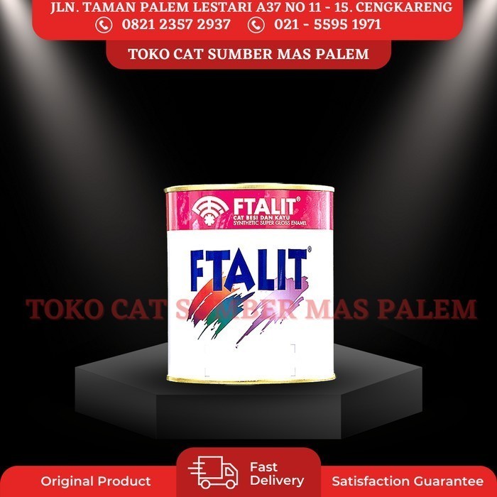 CAT FTALIT HITAM DOFF 544 / PUTIH DOFF 559 UKURAN 5 KG - CAT MINYAK / CAT KAYU BESI