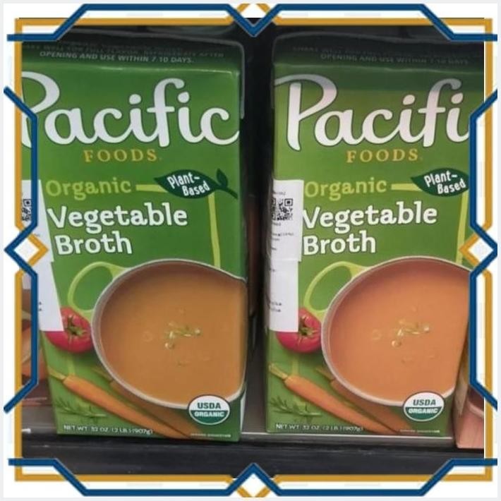 

[GDS] PACIFIC FOODS ORGANIC VEGETABLE BROTH 946 ML | KALDU SAYURAN