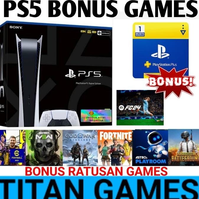 PS5 Digital Version - Sony Playstation PS5 Digital