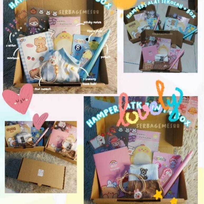 

SERBAGEMES88 - SET ALAT TULIS 7 IN 1 LENGKAP / HAMPERS KADO GIFT LEBARAN / STATIONERY SET HADIAH LUCU WISUDA / KADO ULANG TAHUN CEWEK / HAMPERS MURAH / GIFT BOX LUCU / STATIONERY SET AESTHETIC / PAKET ALAT TULIS / PERALATAN SEKOLAH / KADO UNIK PEREMPUAN