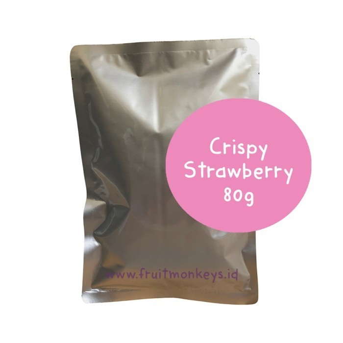 

Keripik Buah Stroberi Kering Freeze Dried Strawberry Murni Tanpa Gula
